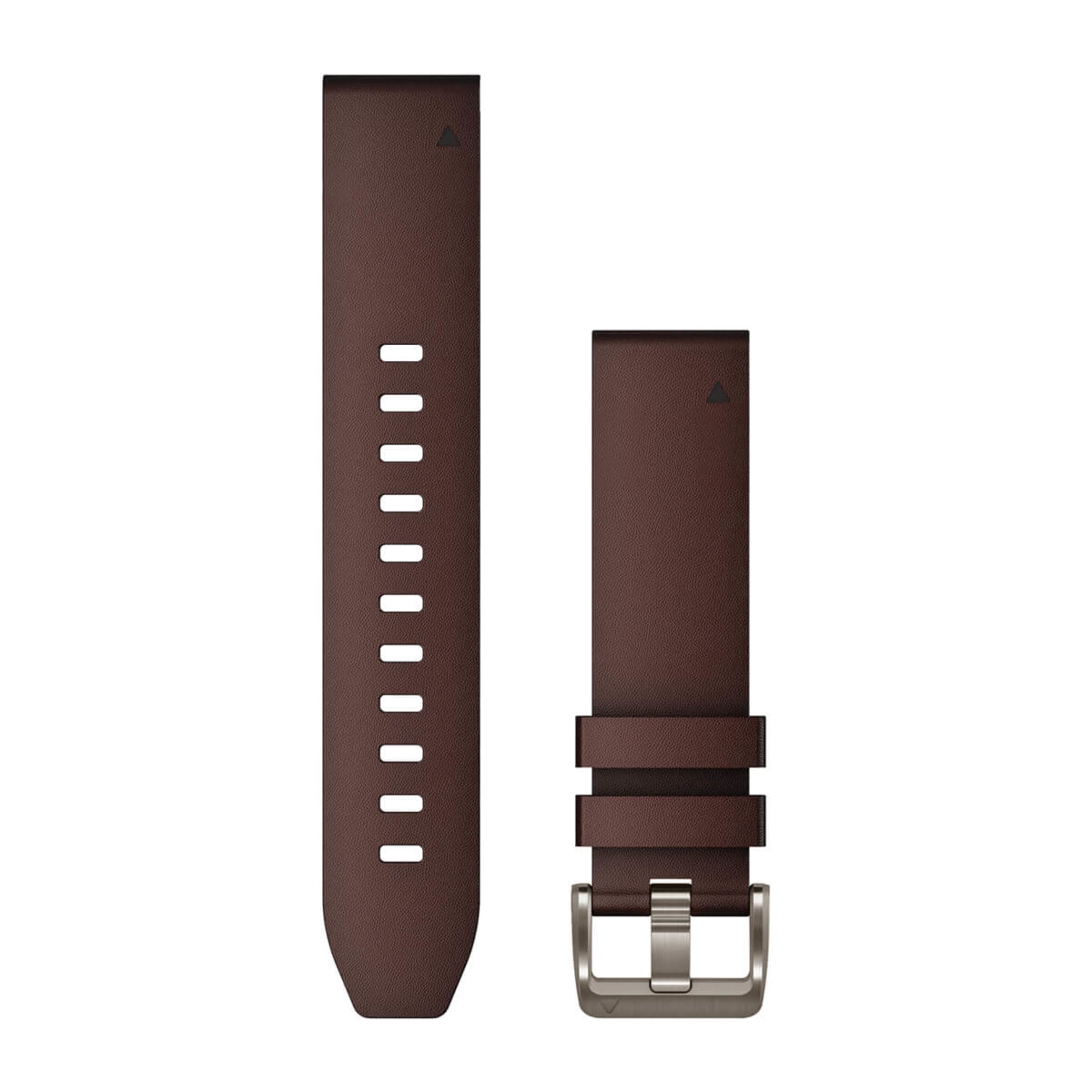 Quickfit 22 Watch Straps - Oxford Brown Leather