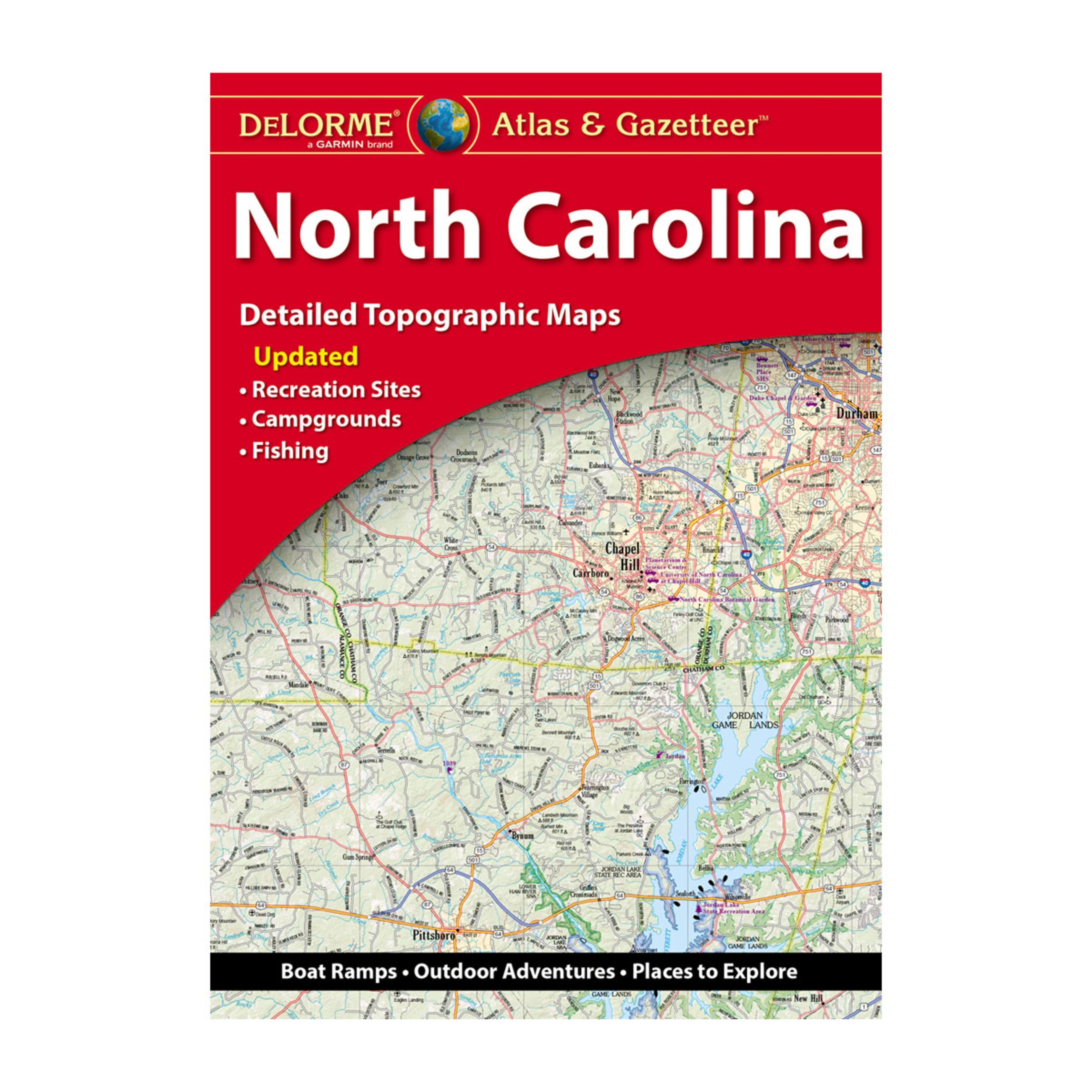 Delorme Atlas & Gazetteer Paper Maps - North Carolina
