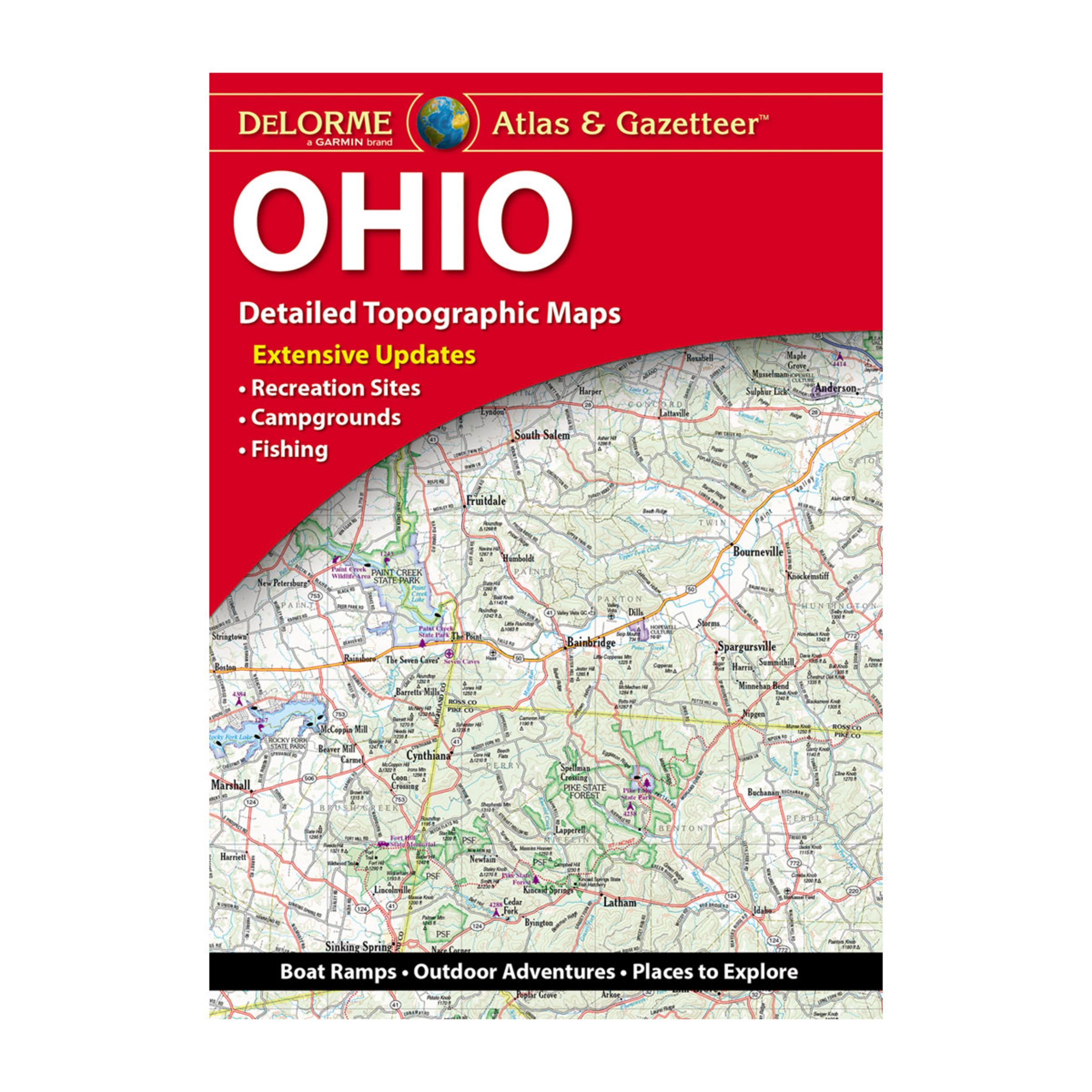 Delorme Atlas & Gazetteer Paper Maps - Ohio