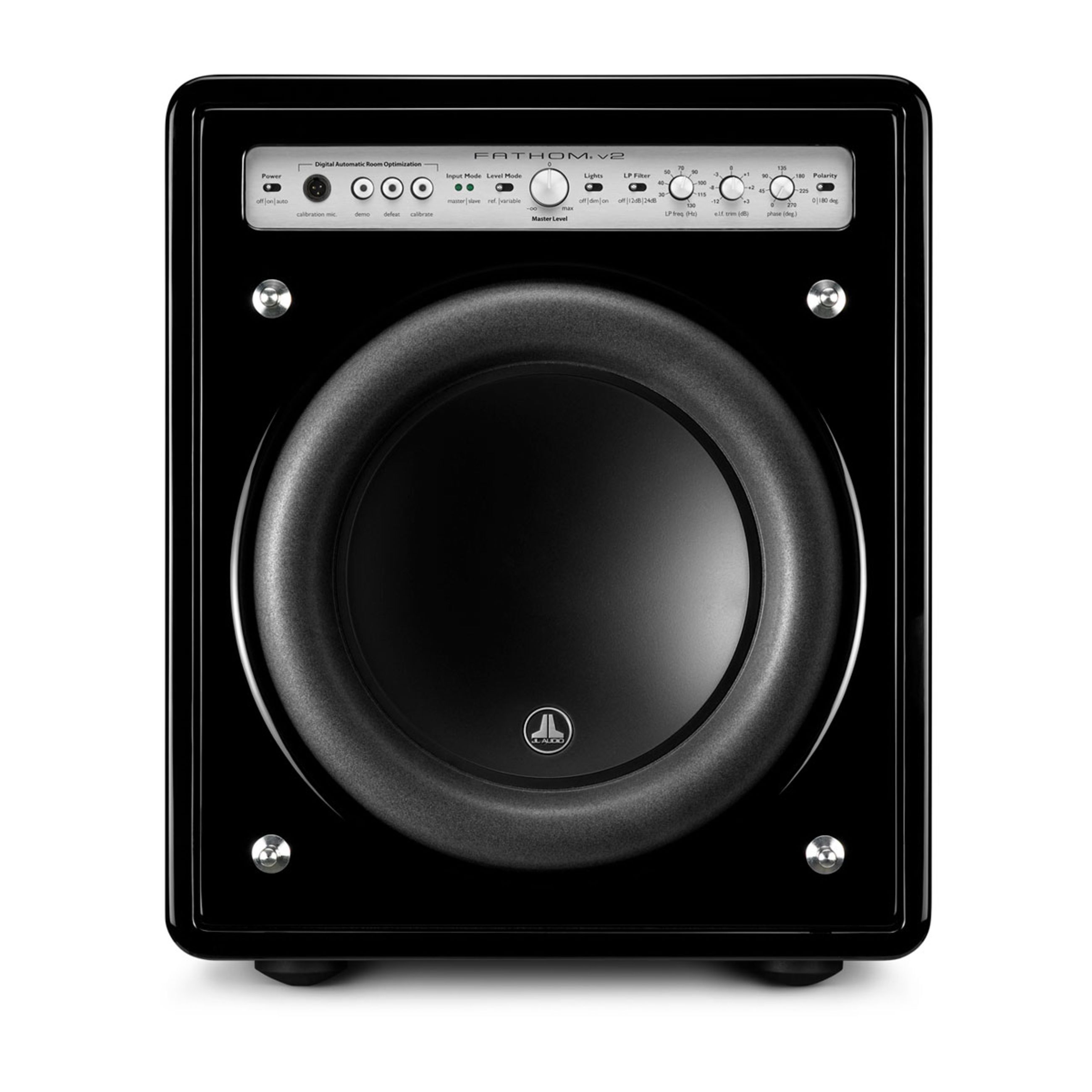 Jl Audio Fathom V2 Powered Subwoofers - 10" With Gloss Black Finish (F110V2-Gloss)