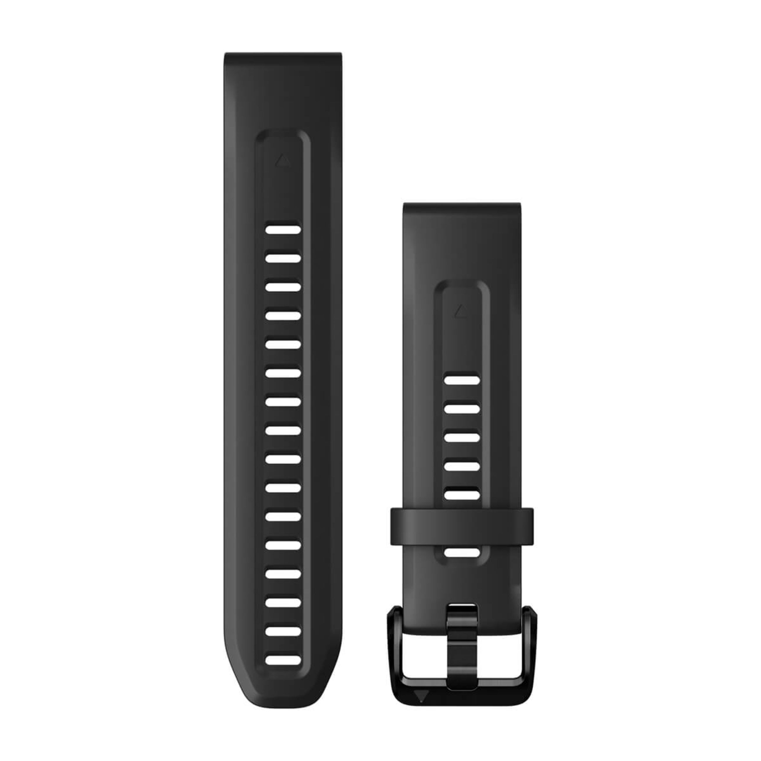Quickfit 20 Watch Bands - Black Silicone