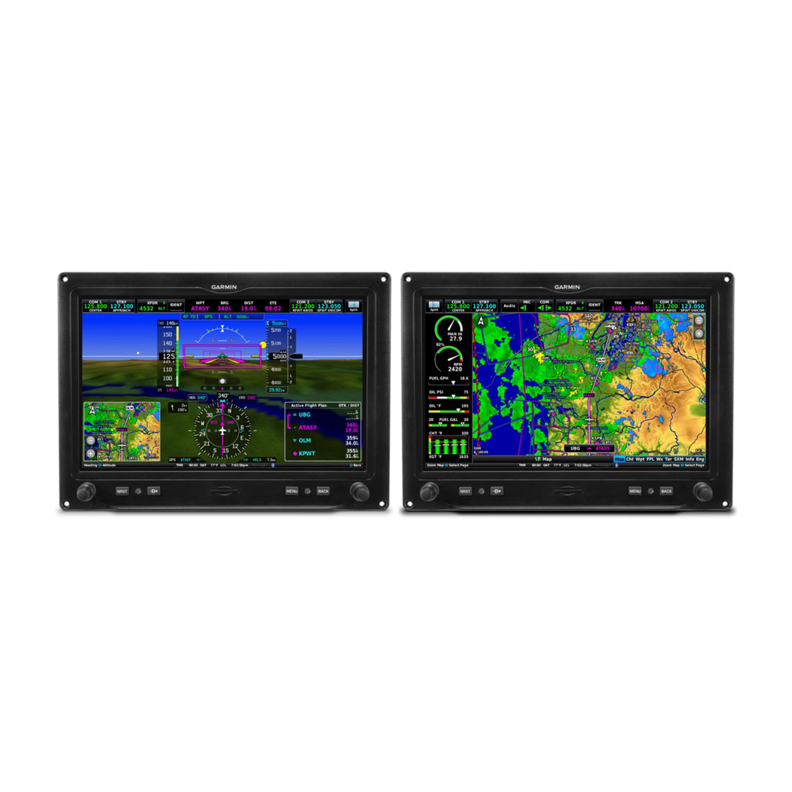 G3X Touch For Certificated Aircraft - Dual 10.6" Landscape Displays With 4 Cylinder Eis